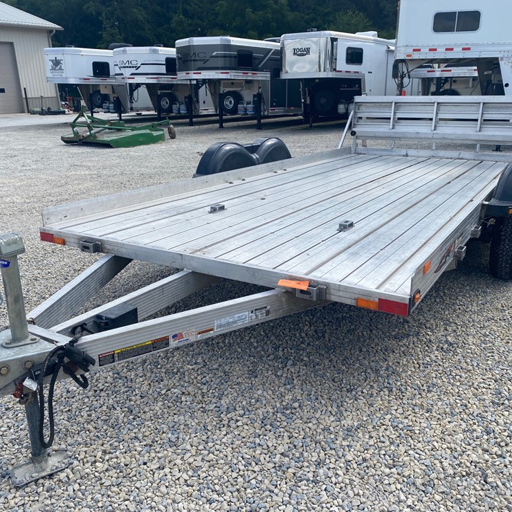 #3016 • 2015 Triton Trailers 16' Aluminum Tandem Axle Trailer (Helenville, WI) (Has WI Title)