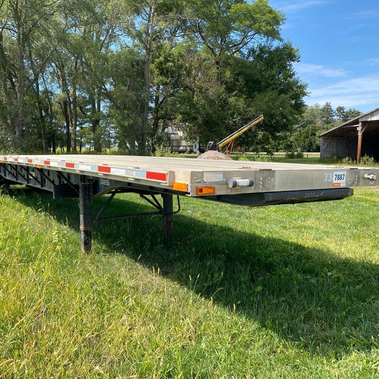 2007 Transcraft Eagle II 45’ x 102” flat deck