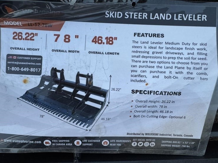 wolverine,-ll-12-78w,-skid-steer-land-leveler.-image-4