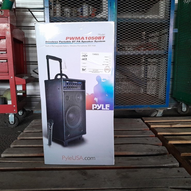 LOT#--PYLE PWMA 1050BT WIRELESS PORTABLE PA SPEAKER SYSTEM