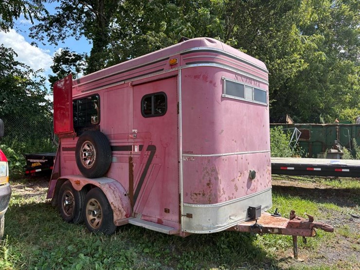 1992-sundowner-2-horse-horse-trailer-w/-no-title-image-4