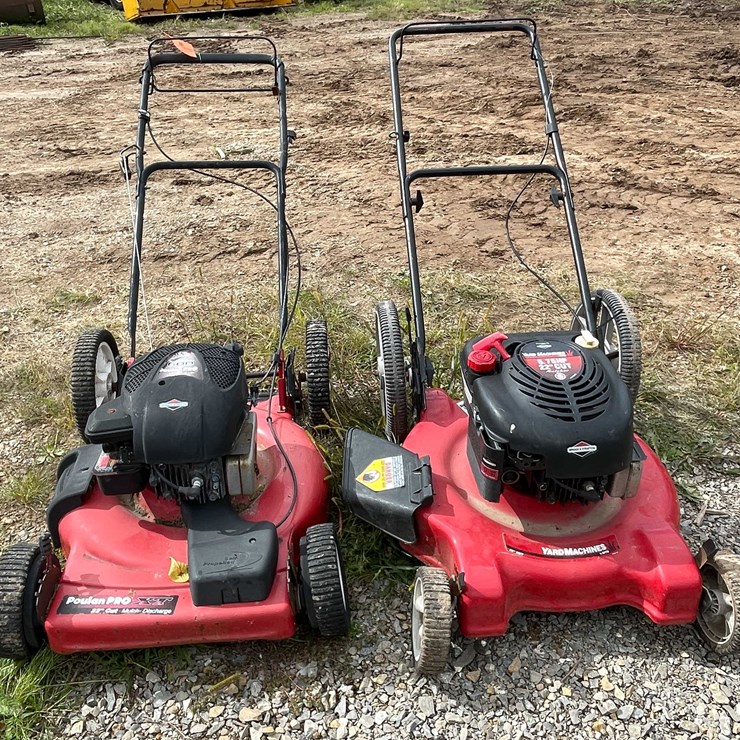 #1332 • (2) Push Mowers