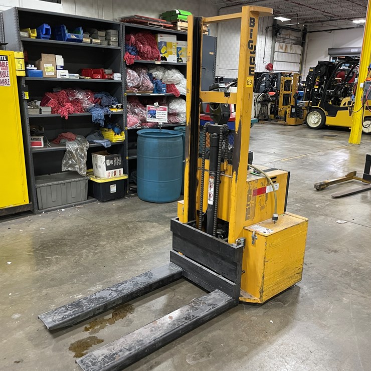 #8011 • Big Joe Electric Walk Behind Forklift
