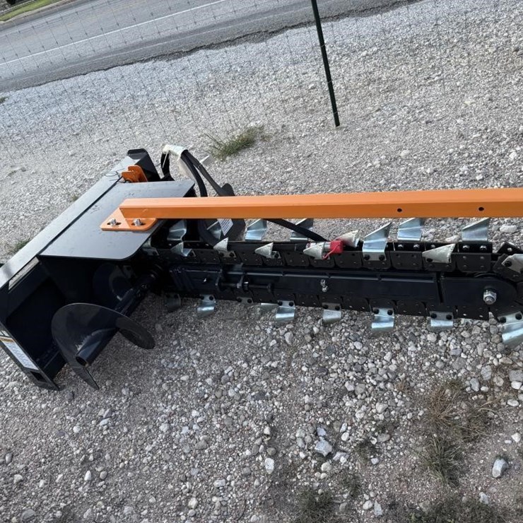 Wolverine, TCR-12-48H, skid steer trencher. (new)