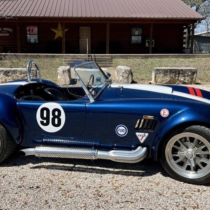 Shelby Cobra, 342 engine, 5 speed transmission.
