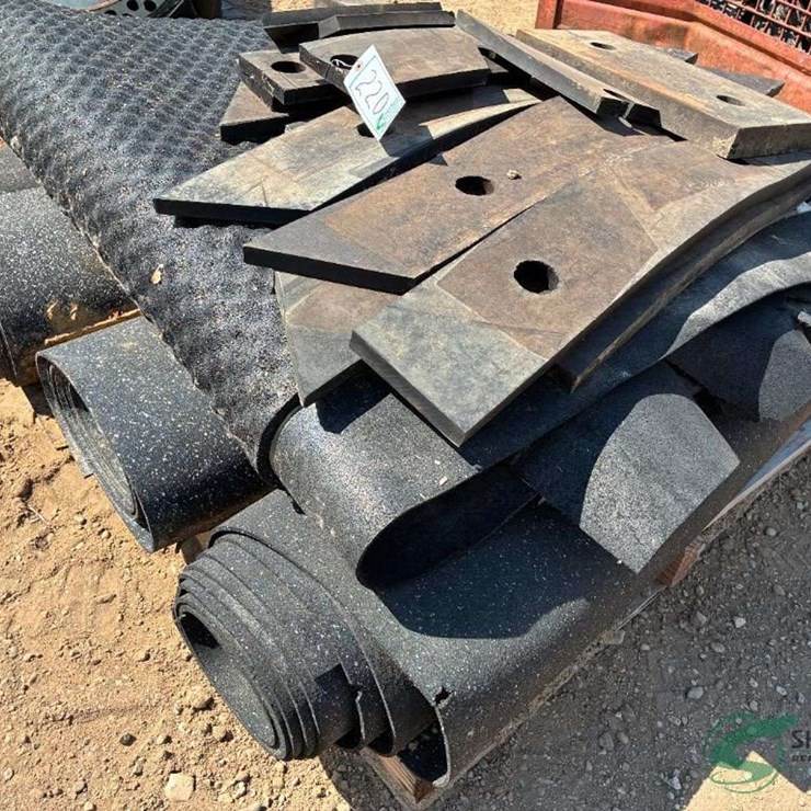 Rubber mats and cutting edges