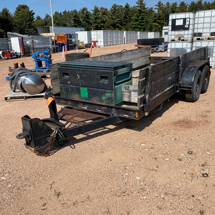 #3024 • 1995 15' Tandem Axle Trailer (Has WI Title)(Mosinee, WI)