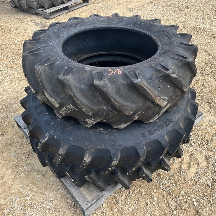 Tires for Utility Tractor 12.4-24 and 13.6-28
