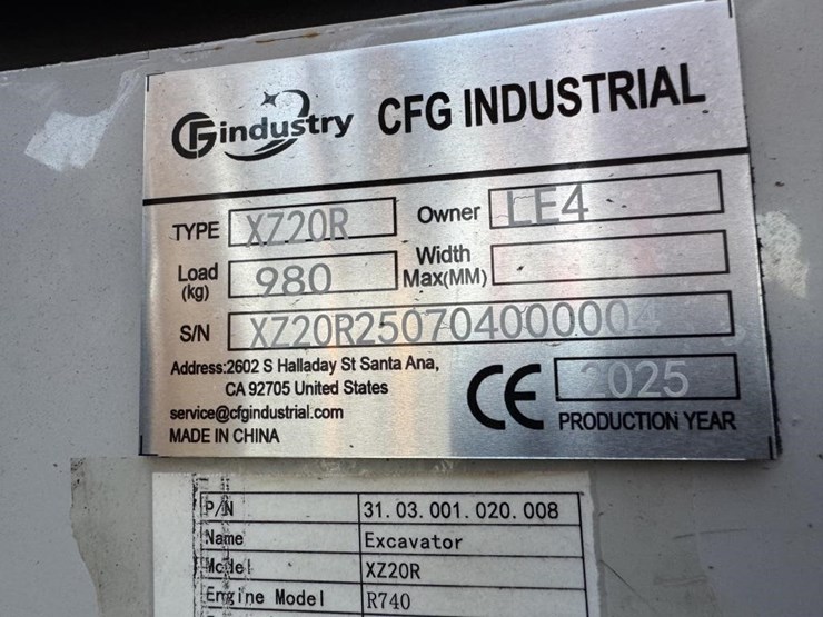 cf-industries-xz.20r-mini-excavator,-gas-engine,-image-11