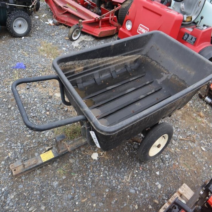 Pull Type Garden Dump Trailer