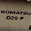 kumatsu-d20p,-2852-hours,-runs-&-drives,-blade-is-image-2