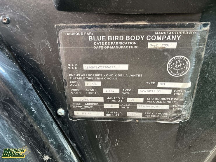 2002-bluebird-cife-commercial-series-s/a-21-passenger-bus-image-7