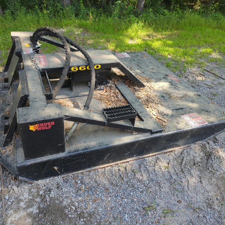 Brush Wolf 6600 Skid Steer Attachment, 66"