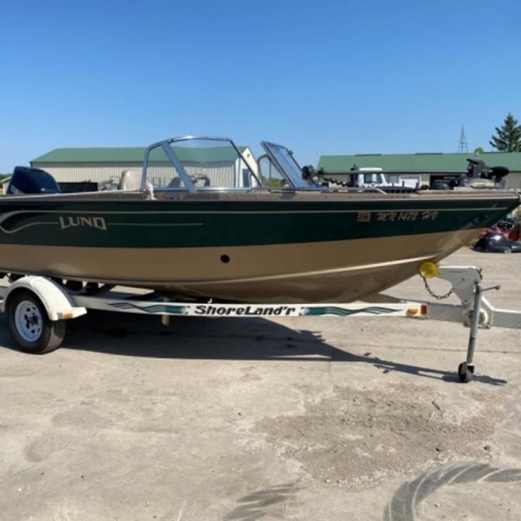 2000 Lund Fisherman 1800 Alum Boat, Yamaha V Max