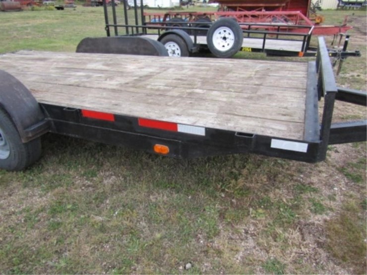 1998-80-1/2in.-x-16ft.-tandem-axle-trailer,-ramps,-image-2