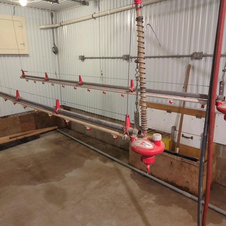(2) Ziggity Systems Hanging Chicken Watering Systems