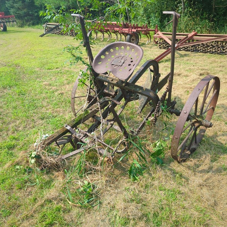 Vintage Mc Cormick  Sulkey Plow
