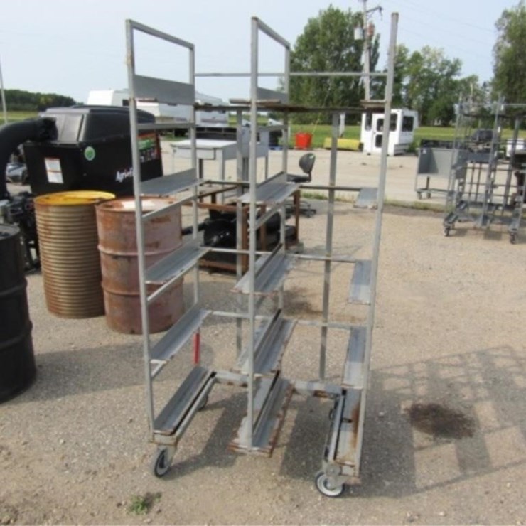 National Cart Co. Bin Cart w/Locking Casters