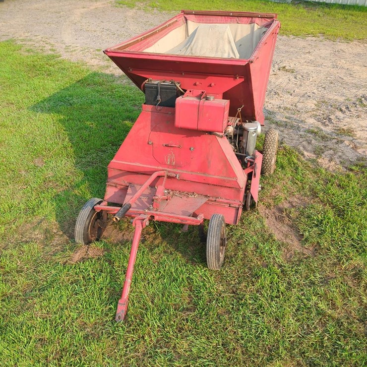 Tow-Behind Lawn Sweeper, Red, Tow Hitch, Metal and Fabric