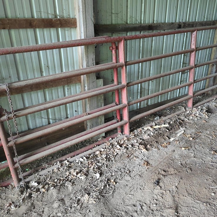 (2) 11.5' Pipe Gate & (1) 13'6' Pipe Gate