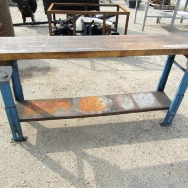 5ft.x1ft.x31in. Shop Bench Wood Top