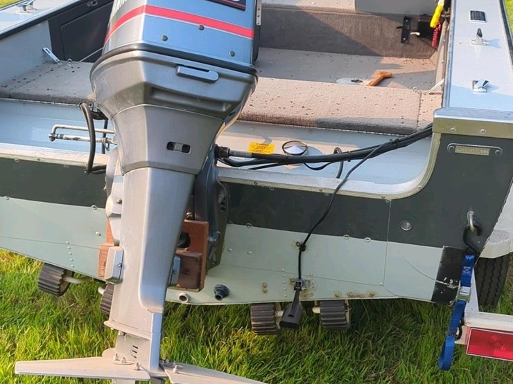 1991-lund-renegade-ii-1650-fishing-boat-and-shoreland-trailer,-yamaha-90-precision-blend-motor-with-minnkota-quiet-turbo-pro-power-trolling-motor-sn-mk01179703a-image-10