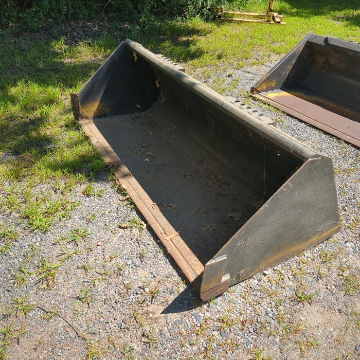 70" Bucket Skid Steer Attachment