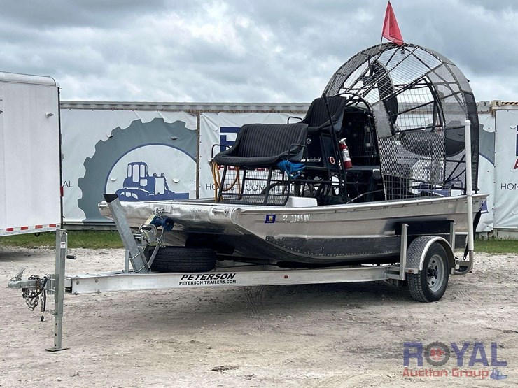 2008-diamondback-15ft.-air-boat-with-s/a-aluminum-trailer-image-1