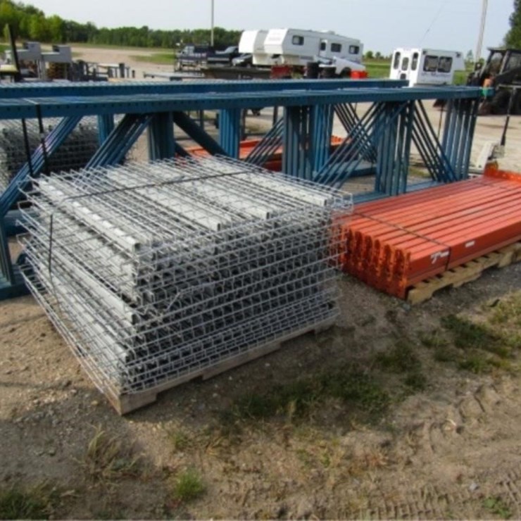 16ft. H, 4 Section, 3 Shelves Per Section Racking