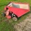 tow-behind-lawn-sweeper,-red,-tow-hitch,-metal-and-fabric-image-2
