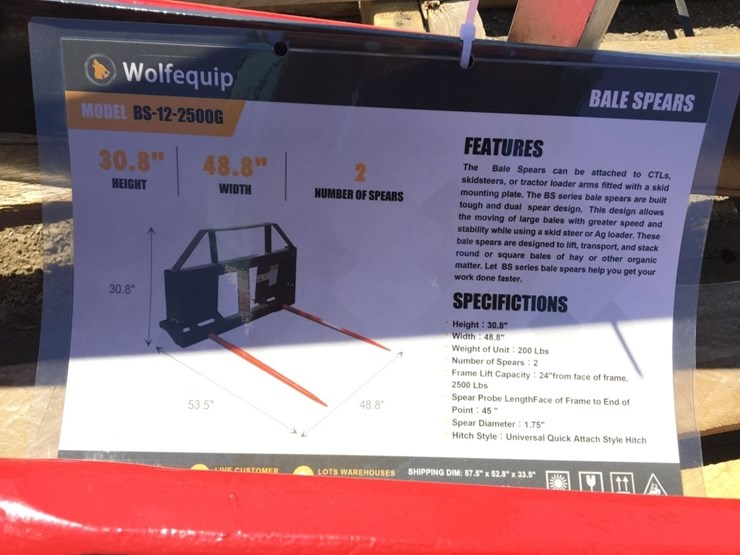 unused-wolfequip-bs-12-2500g-49in-bale-fork-image-3