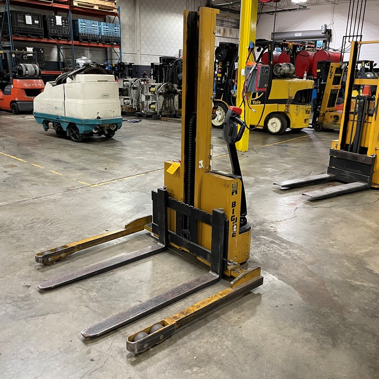 #8014 • Big Joe Electric Walk Behind Forklift