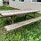 #7120-•-lot-of-homemade-flag-stand,-wooden-picnic-table-and-more-image-3