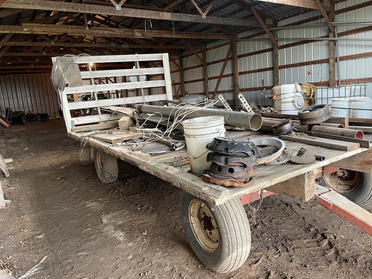 #7148-•-wooden-flat-rack-wagon-image-1