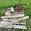 #7120-•-lot-of-homemade-flag-stand,-wooden-picnic-table-and-more-image-13
