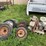 #7128-•-lot-of-used-rubber-wheels-on-metal-rims-image-1