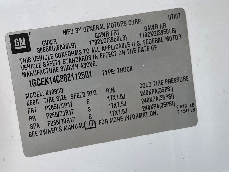 #7107-•-2007-chevy-silverado-4x4-(has-wi-title-in-delay)-image-14