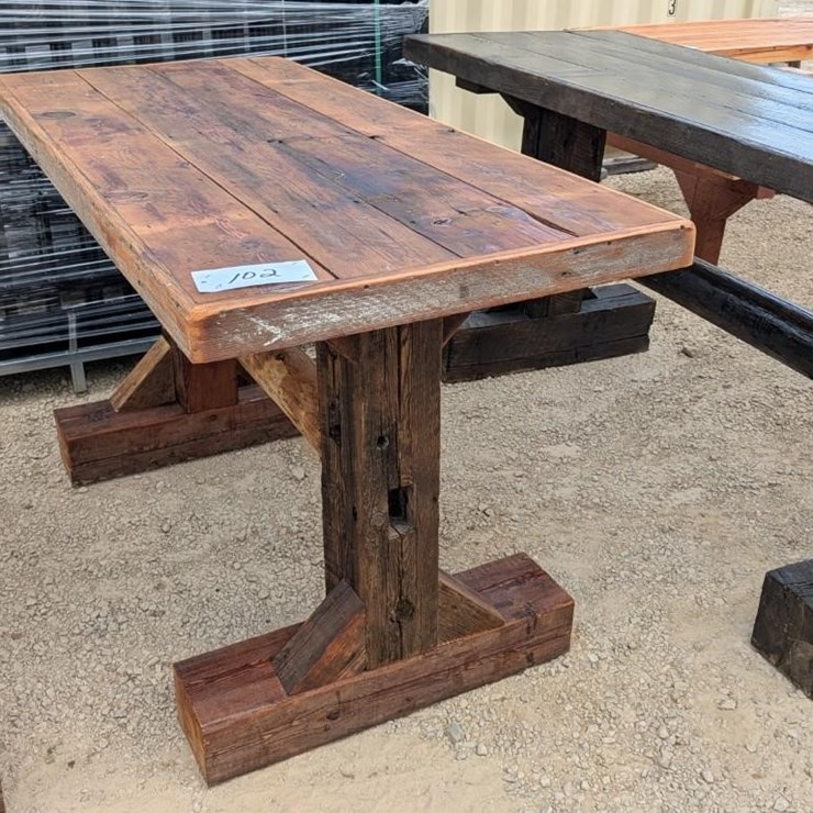 HOMEMADE WOODEN TABLE