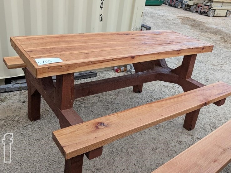homemade-wooden-picnic-table-image-1