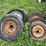 #7128-•-lot-of-used-rubber-wheels-on-metal-rims-image-2