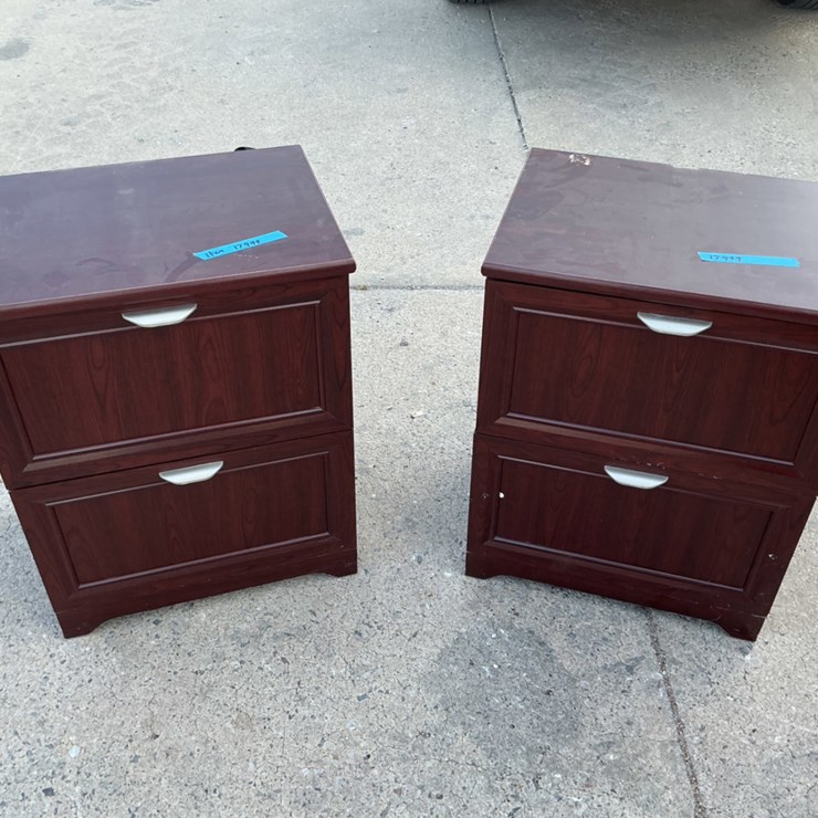 PAIR OF FILING CABINETS