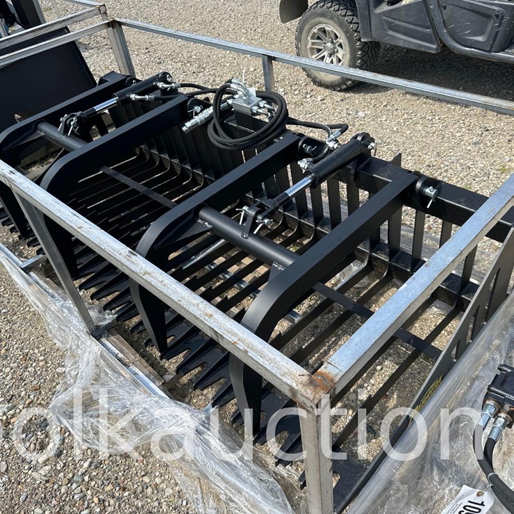 83" SKID STEER ROCK GRAPPLE BUCKET