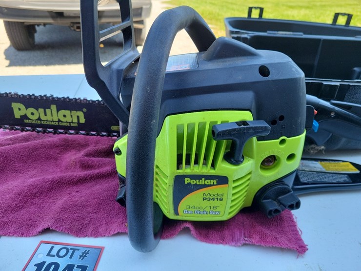 poulan-p3416-gas-chain-saw-w/case---tag-#1047-image-3