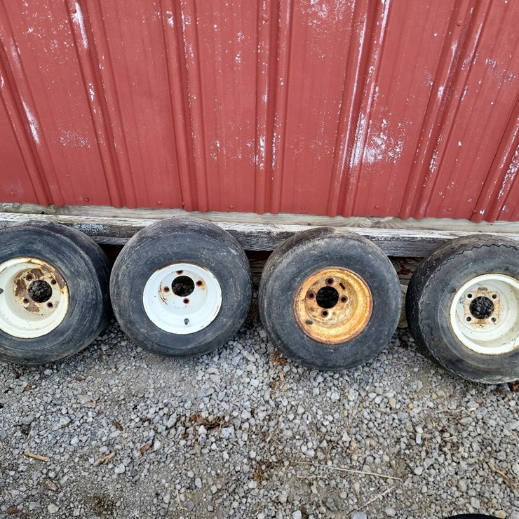 (4) 18x8.50-8 Tires w/Rims