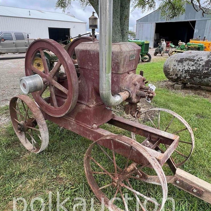 STOVER 6-8 HP HIT & MISS ENGINE ON TRUCKS - TYPE K (SN# KC240274)