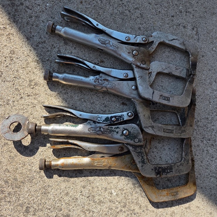 (4) Vise Grip pop-clamps