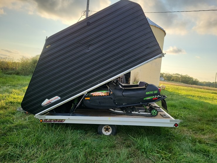 sled-shed-single-axle-snowmobile-trailer-w/2-arctic-cat-440-snowmobiles*updated-information-9/22/25-@-8:30a*-image-68