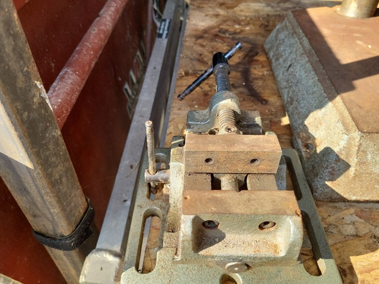 drill-press-w/electric-motor,-stand,-vice-and-drill-bits-image-8