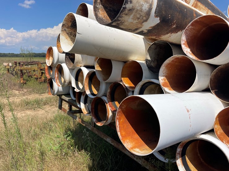 #24161-•-22'-trailer-w/approx.-44-sticks-of-perforated-8"x20'-pvc-pipe-image-12
