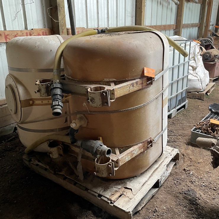 #7166 • (2) Liquid Saddle Tanks